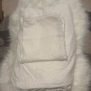Off White Heavy Duvet Cover & 2 Standard Pillowcase